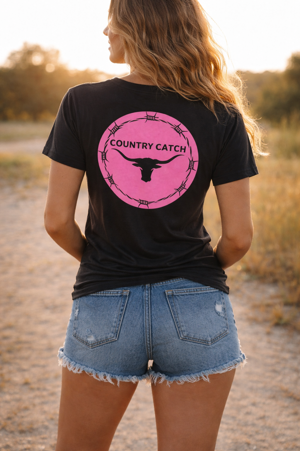 LADIES T-SHIRT HOT PINK