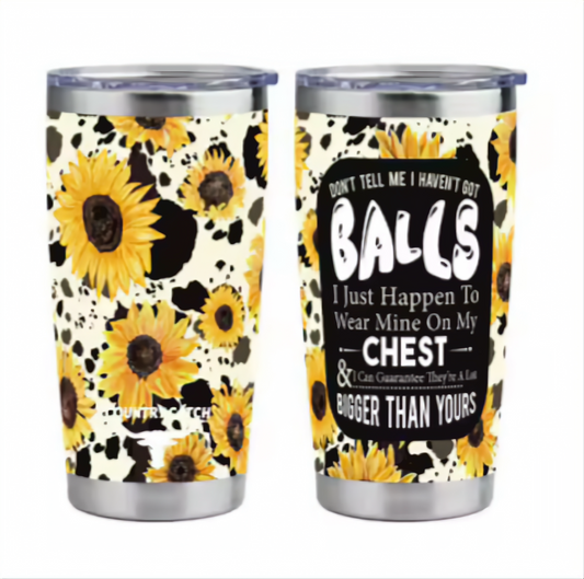 TRAVEL MUG                   chesty balls