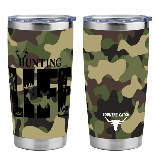 ☆SALE☆ TRAVEL MUG HUNTING LIFE CAMO