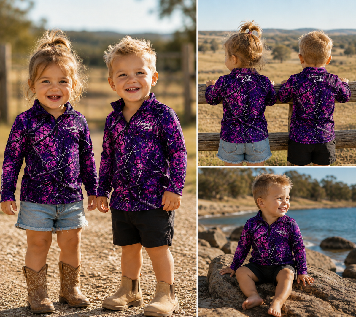 KIDS FISHING SHIRT               MYSTIC WOODLAND