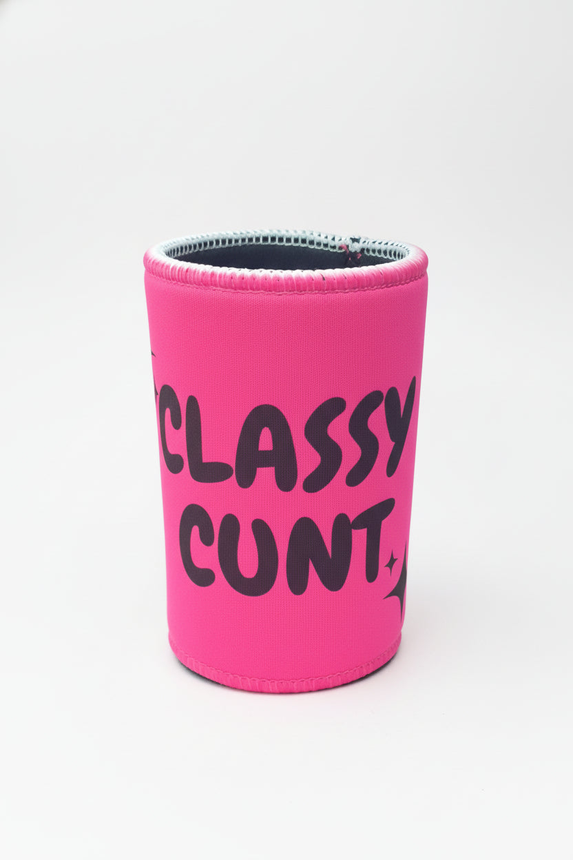 Stubby cooler - classy c*nt pink