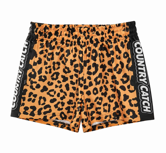 FOOTY SHORTS                         Leopard