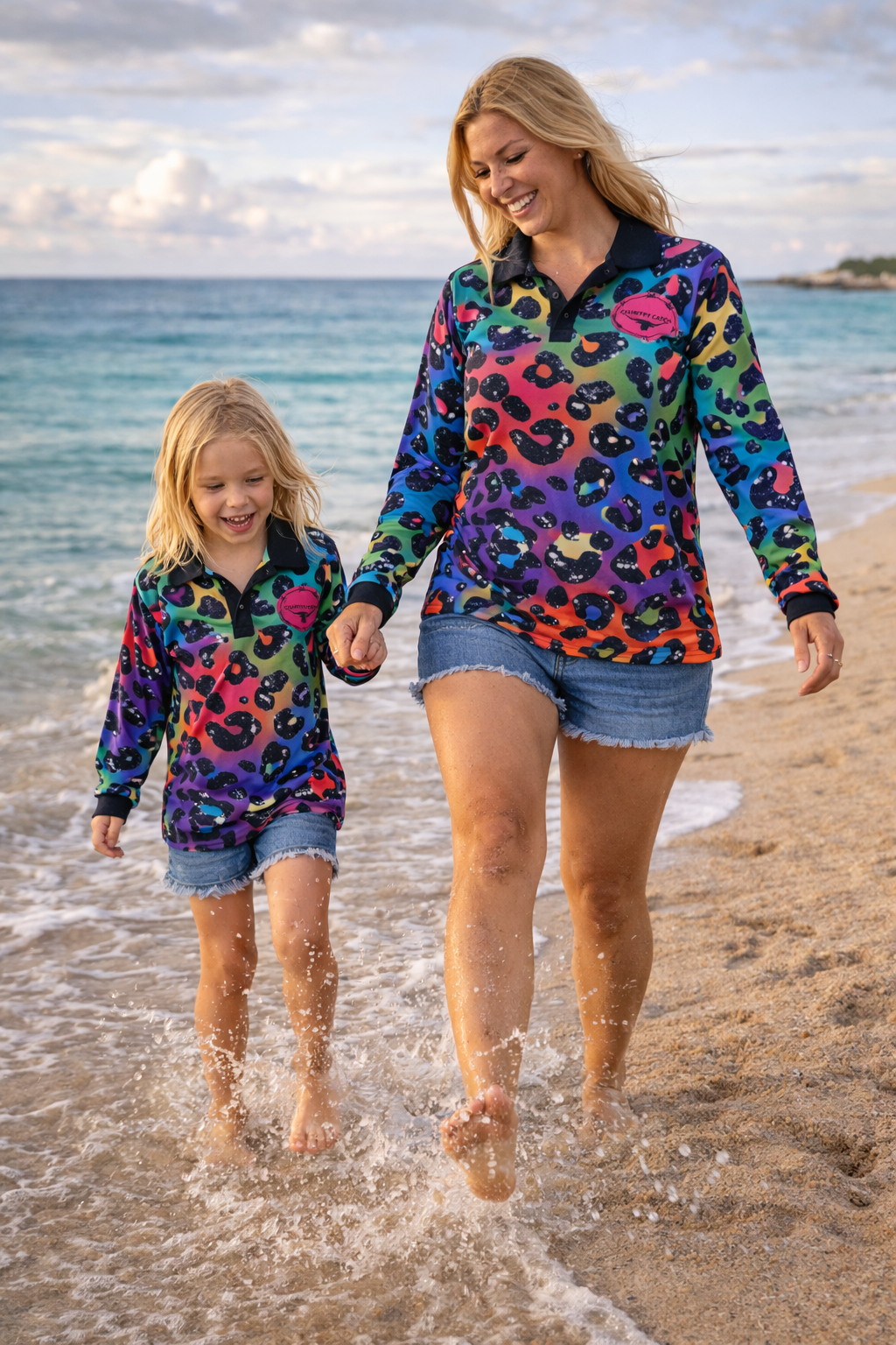 KIDS FISHING SHIRT           RAINBOW SPLASH