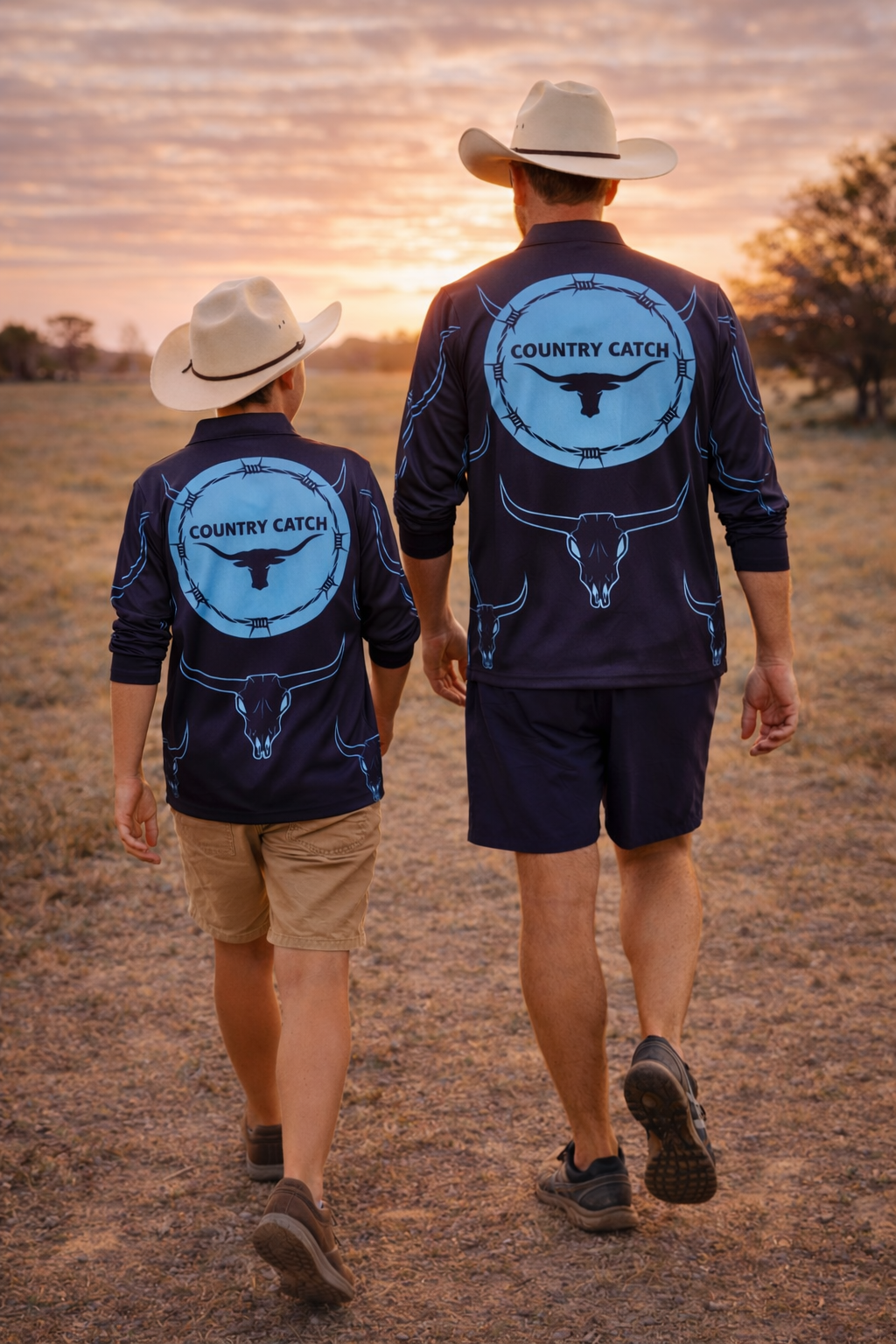 UNISEX FISHING SHIRT             TEAL BULLS