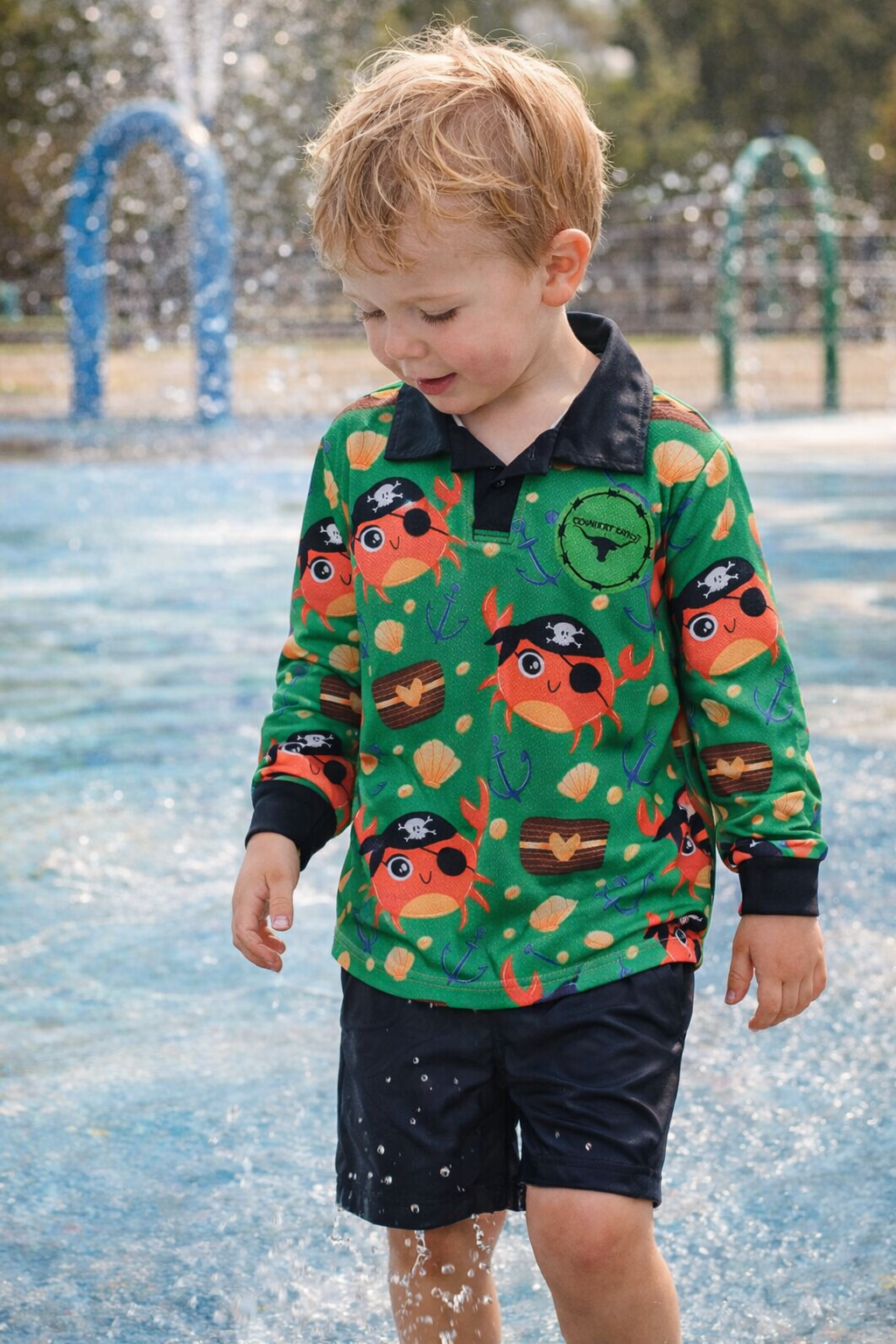 KIDS FISHING SHIRT           CRAB MAN