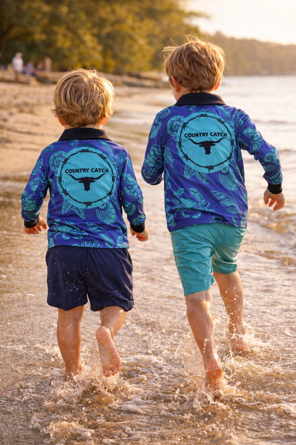 KIDS FISHING SHIRT           SEASHELLS