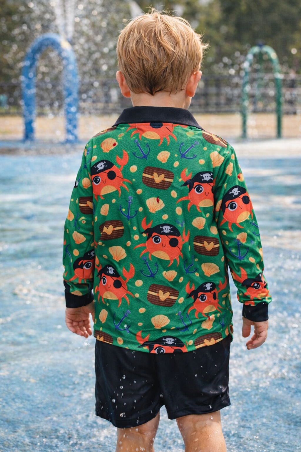 KIDS FISHING SHIRT           CRAB MAN