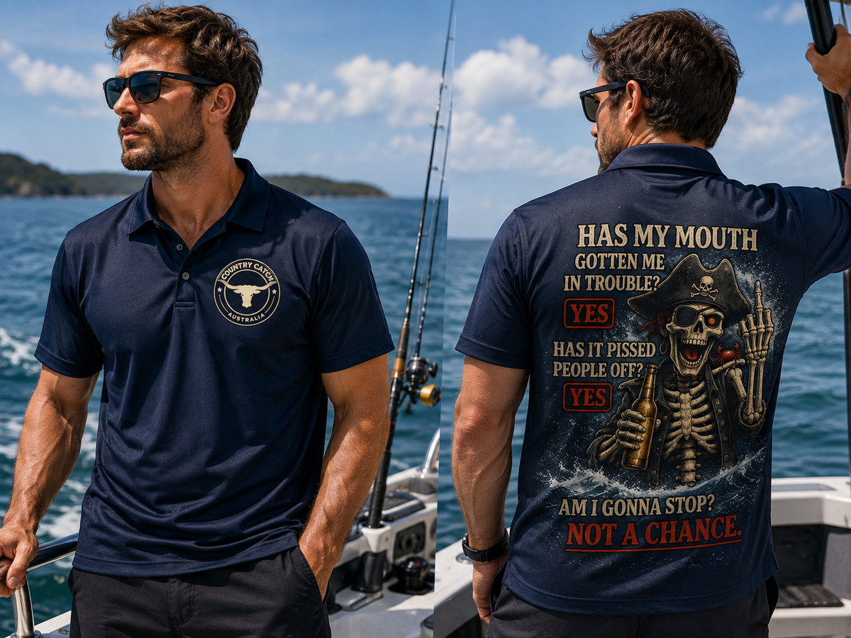 UPF50 POLO SHIRT             PIRATE