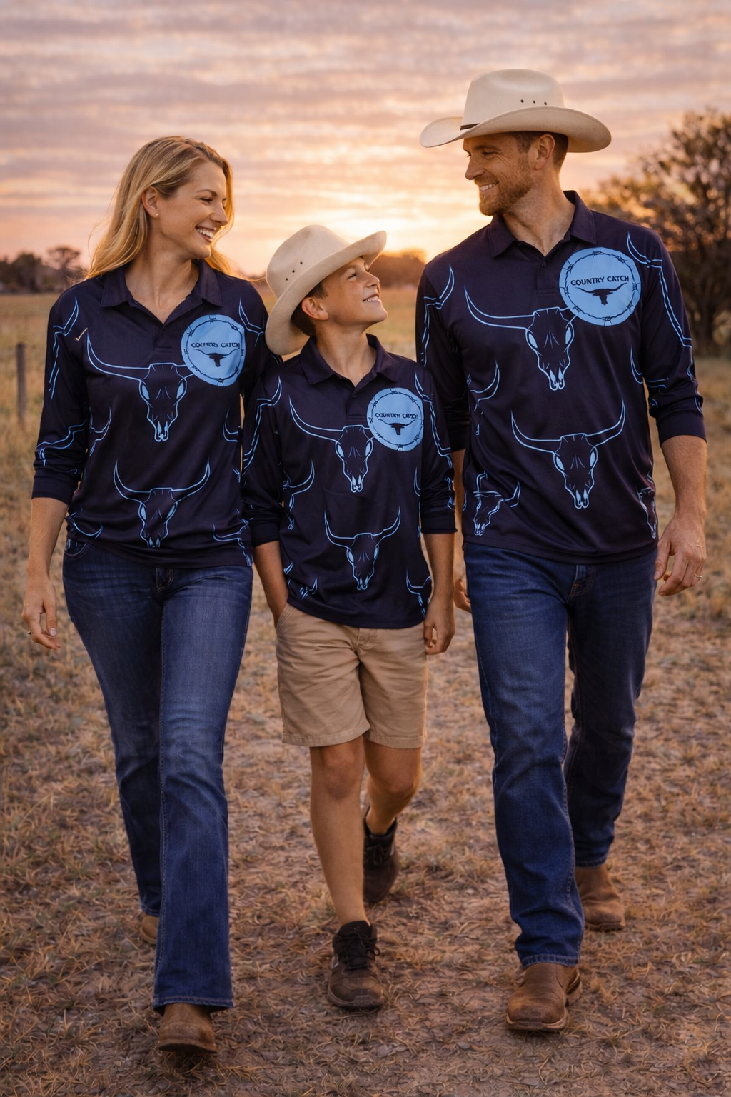UNISEX FISHING SHIRT             TEAL BULLS