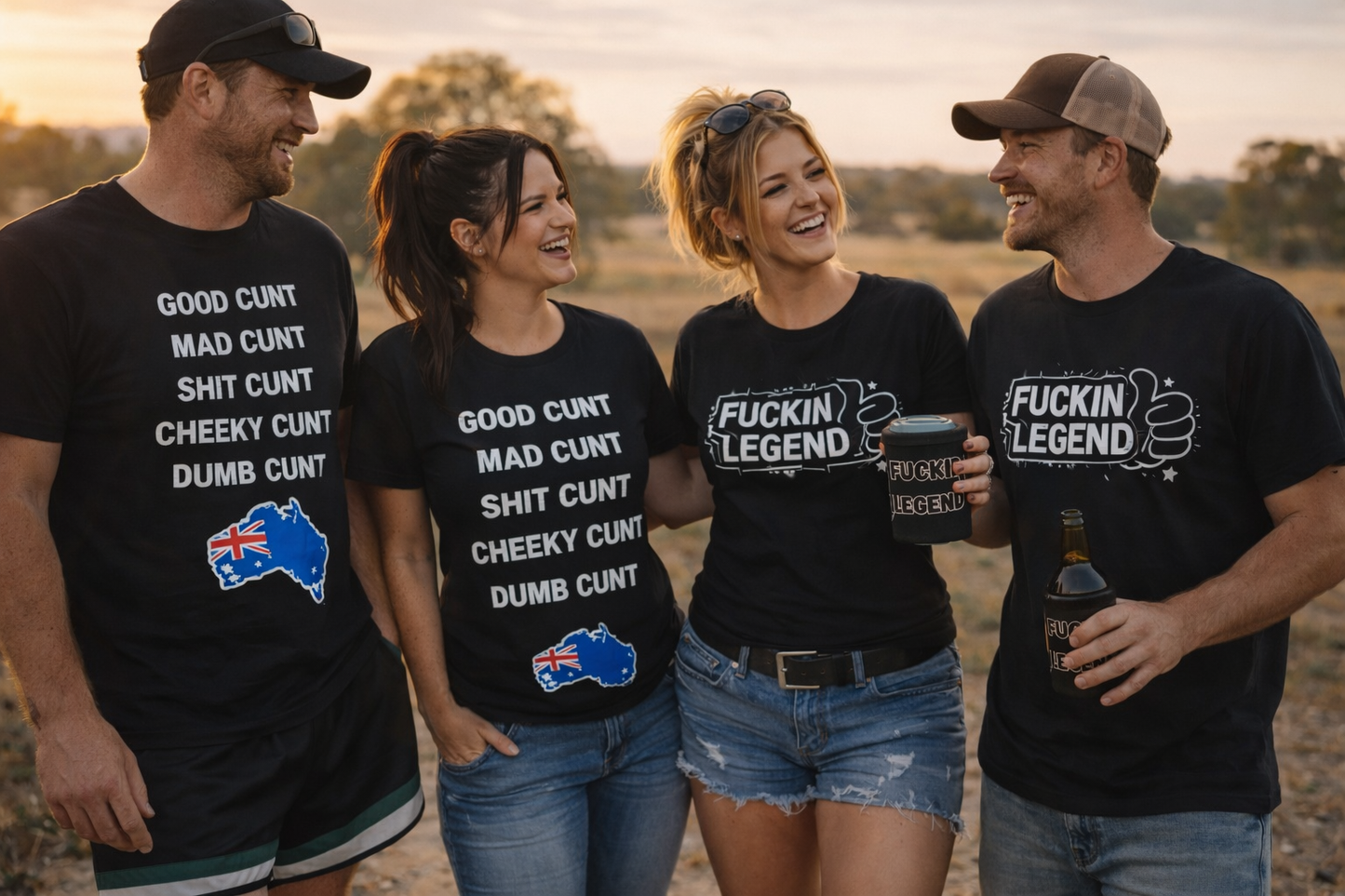 UNISEX TEE                               AUSSIE CUNT