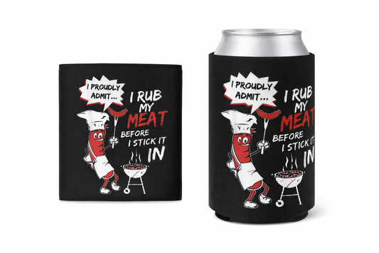 STUBBY COOLER sausage man