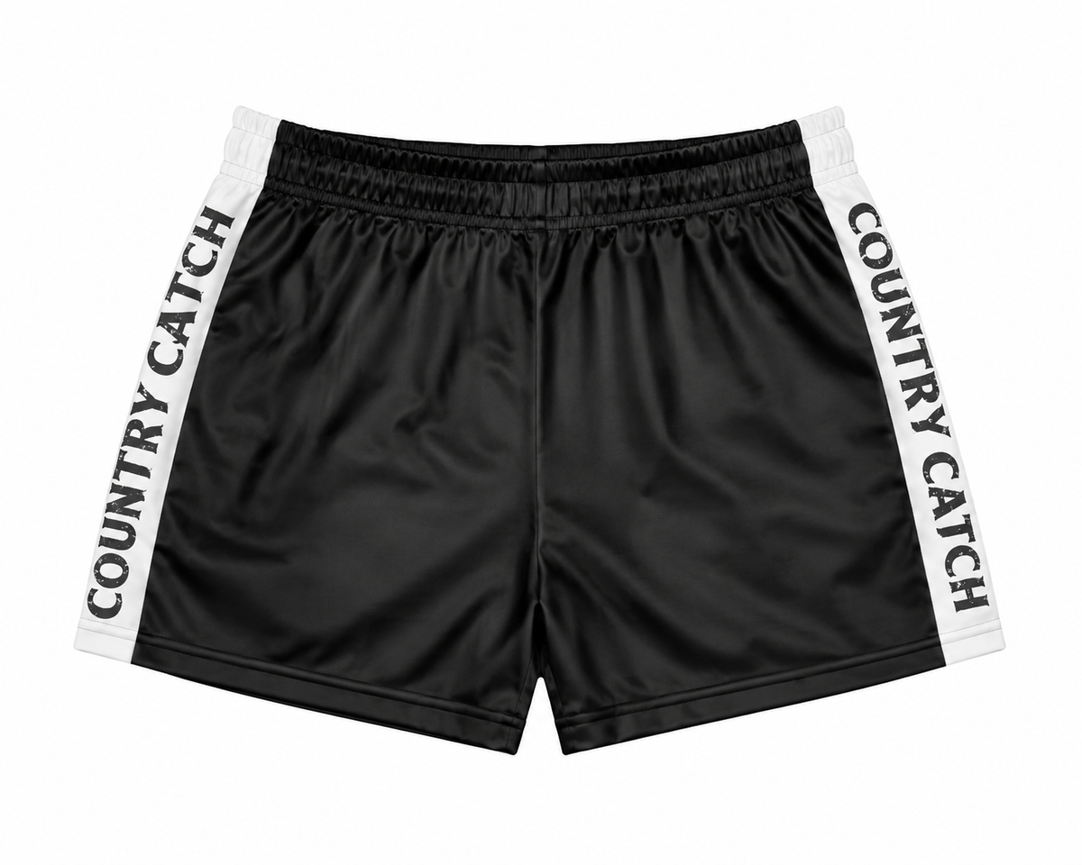 FOOTY SHORTS                           BLACK