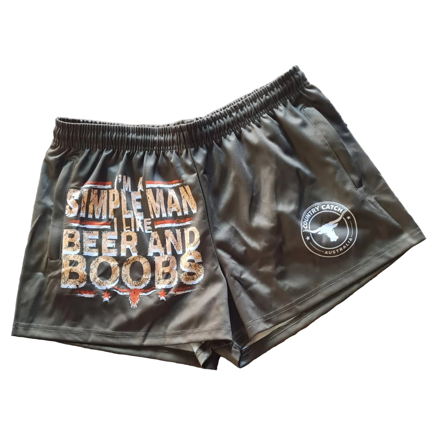 FOOTY SHORTS                         Beer & boobs